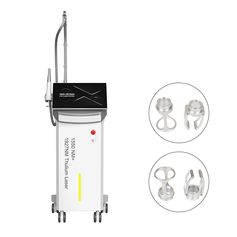 Hot Selling Dual Wavelegnth 1927nm Fractional Thulium Laser & 1550nm Erbium Laser for Wrinkle Removal and Anti-Aging Beauty Machine
