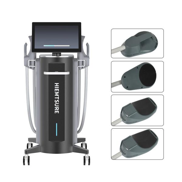Four Handle Pieces Hiemtsure with RF Function ABS Material Body Contouring Muscle Building Beauty Machine EMS Muscle Stimulation